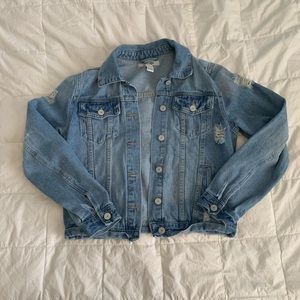 Distressed Denim Jacket